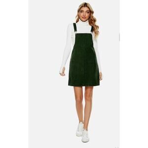 Maronnie‎ Made Overall Dress with Cross-Back Straps and Pockets